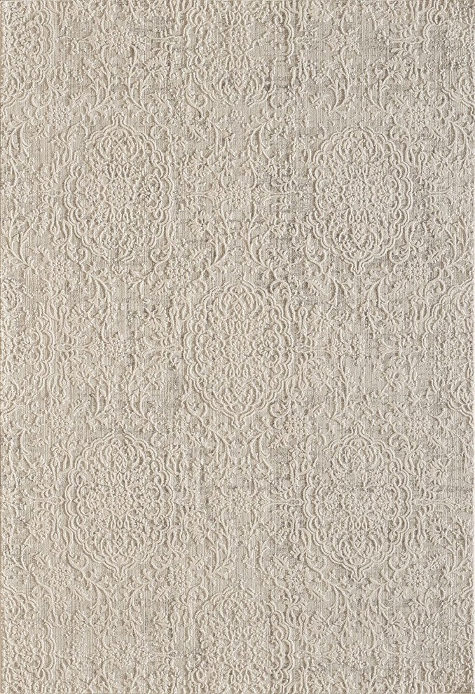 Quartz Rug, Ivory/Beige, 5'3"X7'7"