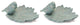 Leaf With Perched Birds, 2-Piece Set