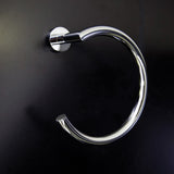 Lacava Ronda Collection Towel Ring, Polished Chrome