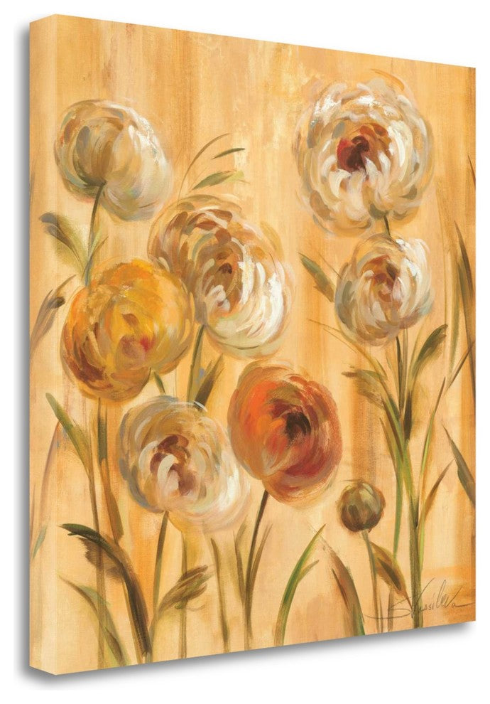 "Sunshine Mums II" By Silvia Vassileva, Giclee Print on Gallery Wrap Canvas