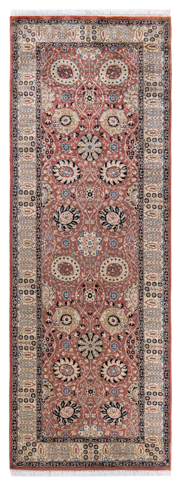 Mogul, One-of-a-Kind Hand-Knotted Area Rug Blue, 3' 2 x 8' 10
