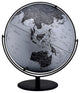 Benzara BM240408 Globe Accent Decor With Inbuilt LED, Black and Gray