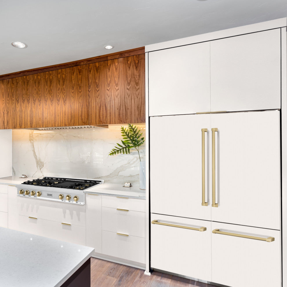 ZLINE Refrigerator With Internal Water, White Matte RBIVZ-WM-60-CB