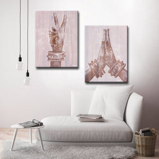 Peace' Inspirational Canvas Art by Olivia Rose 2-Panels