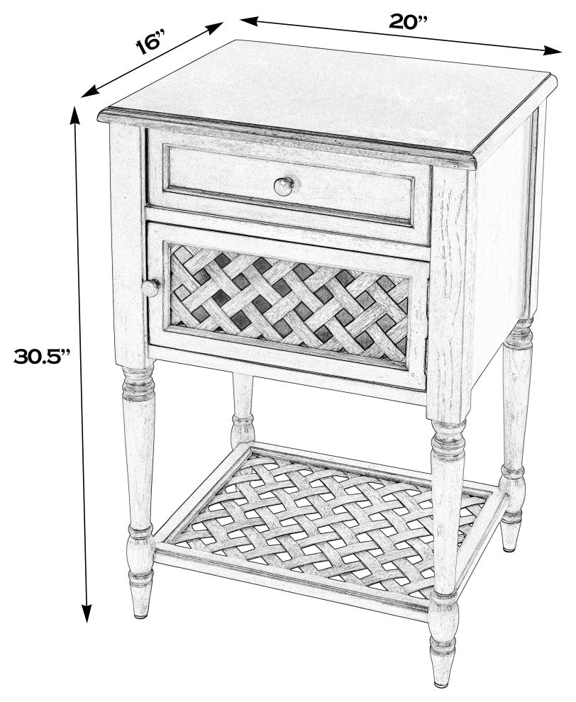 Butler Chadway Rustic Blue End Table