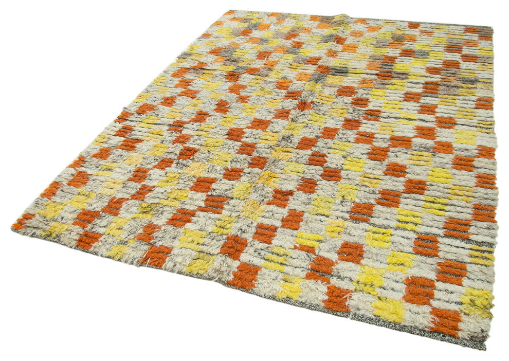 Rug N Carpet - Hand-knotted Turkish 5' 9'' x 7' 5'' Unique Wool Kilim Rug