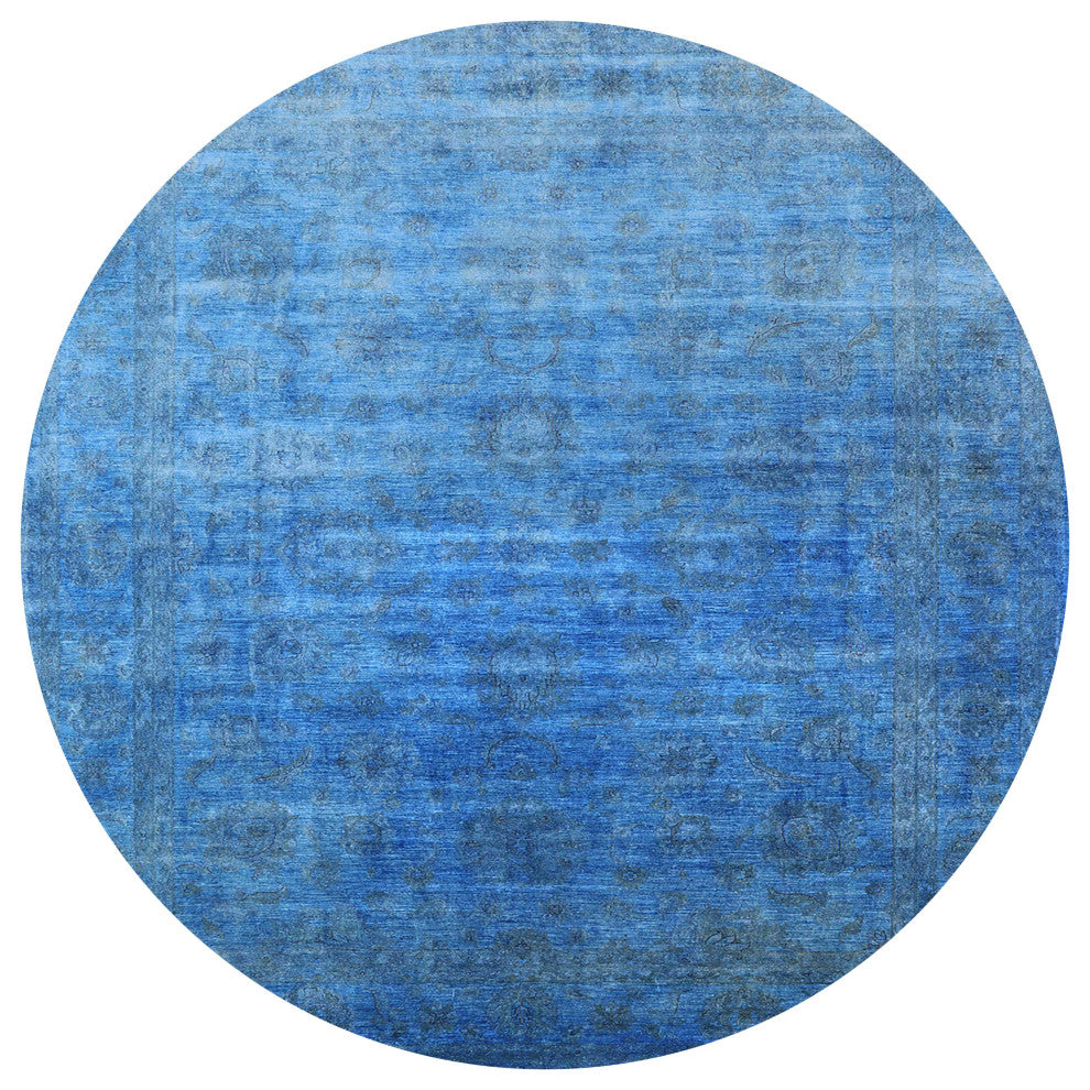 Ahgly Company Indoor Round Mid-Century Modern Area Rugs, 3' Round