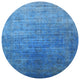 Ahgly Company Indoor Round Mid-Century Modern Area Rugs, 3' Round