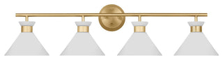 Belcarra 4 Light Bath, Satin Brass