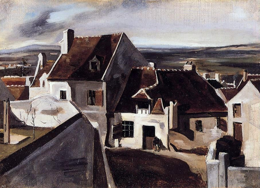 Jean-Baptiste-Camille Corot The Inn at Montigny-les-Cormeilles Wall Decal