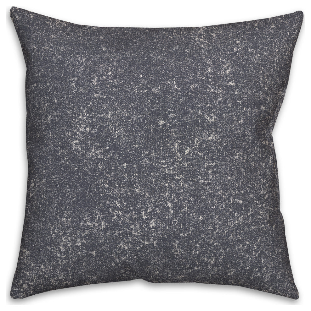 Slate Distressed Texture 18x18 Spun Poly Pillow