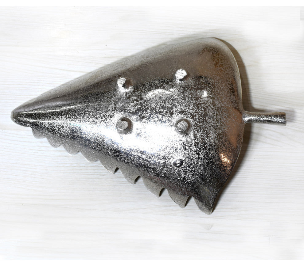 Handmade Decorative Aluminium Try, Silver Color Coated