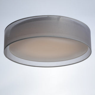 Maxim 10232 Prime 20"W LED Flush Mount Drum Ceiling Fixture - Oatmeal Linen