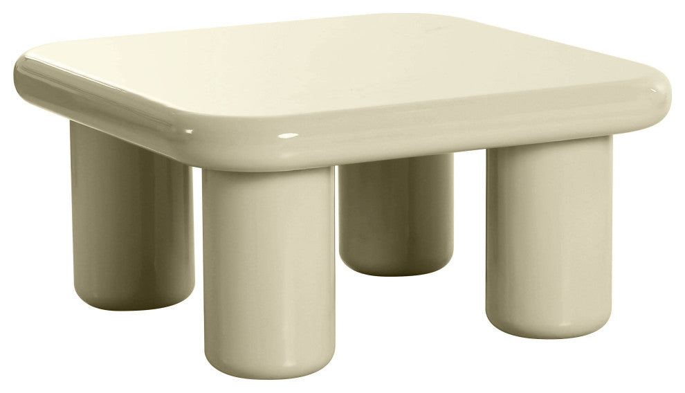 Memphis Coffee Table, Cream
