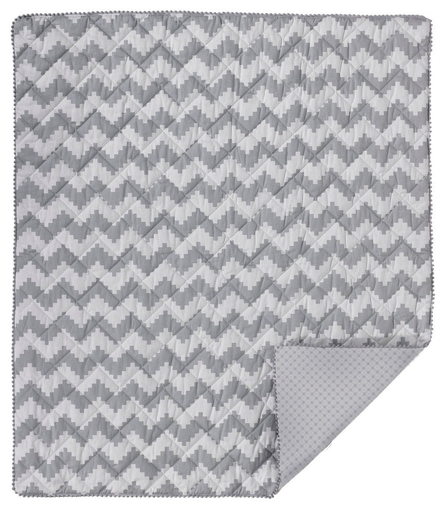 Quilted Comforter, Aztec Chevron