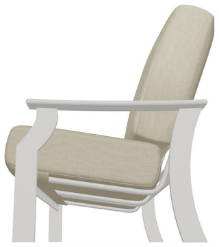 St. Catherine Deep Seat Outdoor Loveseat, Huskie/Snow