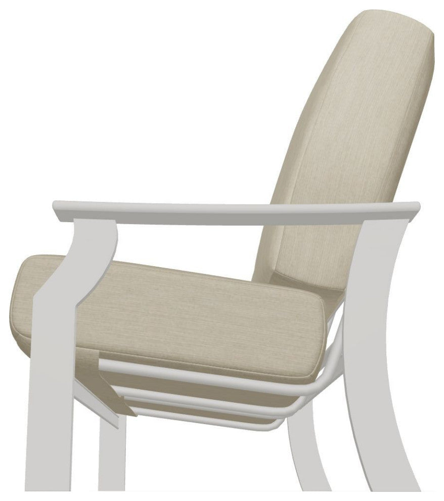 St. Catherine Deep Seat Outdoor Loveseat, Huskie/Snow