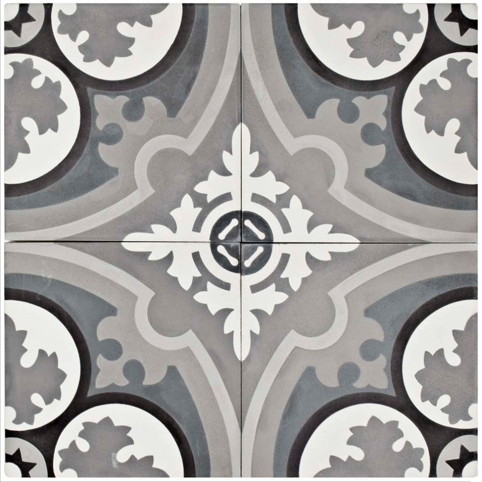 Cemento Queen Mary Storm Cement Floor and Wall Tile