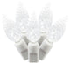 Vickerman X6W8509 Pure White Led Light On White Wire, Christmas Light Strand