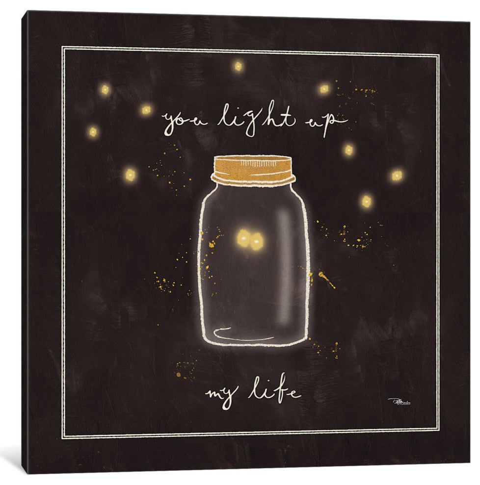 "Firefly Glow I" by All That Glitters, 18x18x1.5