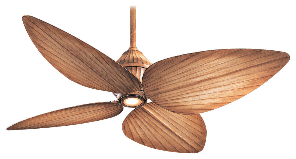 Minka Aire Gauguin LED 52" Indoor/Outdoor Ceiling Fan With Wall Control, Bahama Beige
