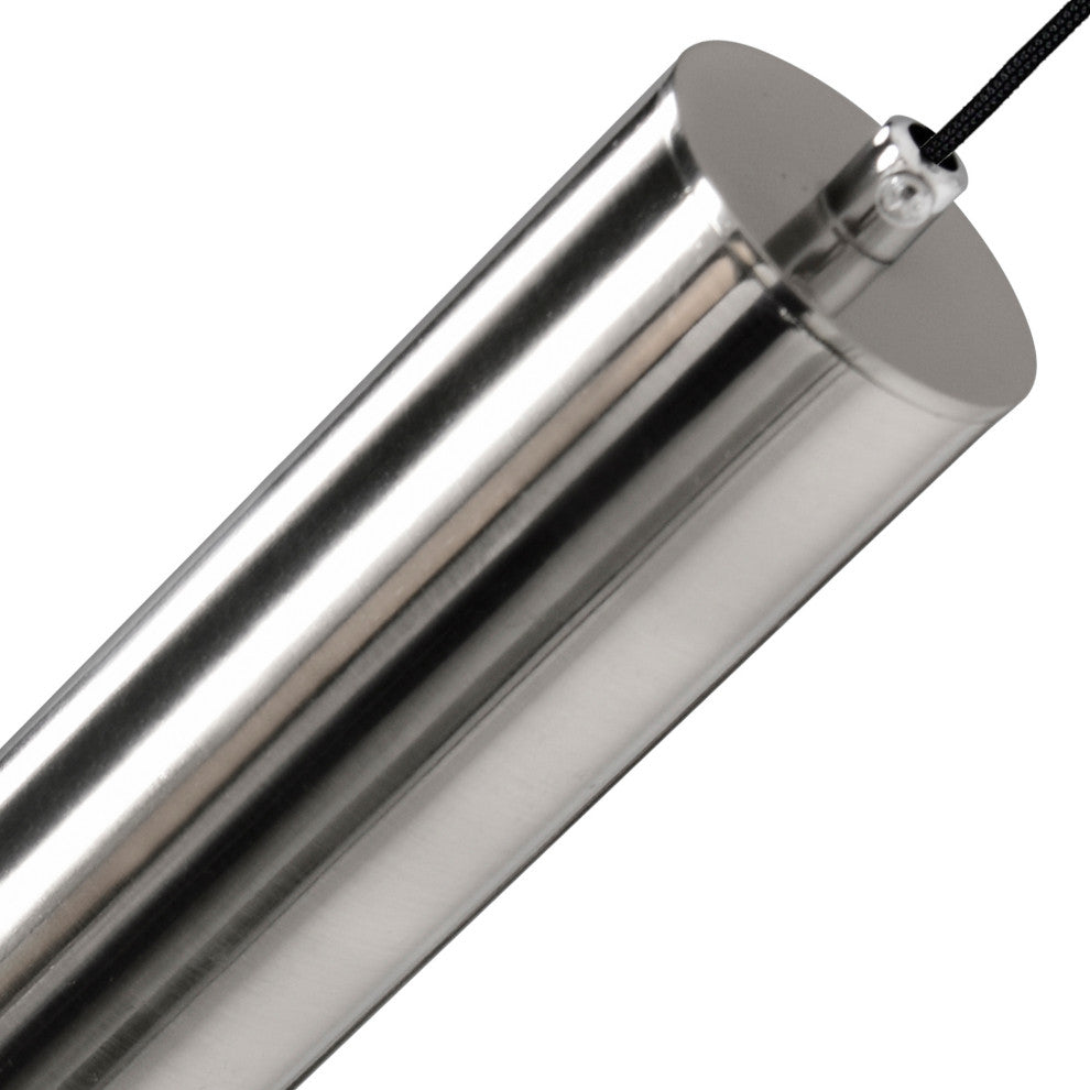 Lena LED Integrated Mini Pendant With Satin Nickel Finish