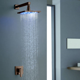 BathSelect Rivera Dark Oil Rubbed Bronze LED Shower Set