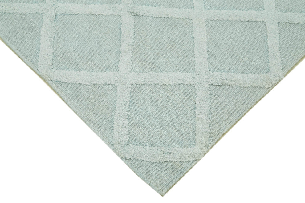 Rug N Carpet - Hand-knotted Modern Design 8' 1'' x 10' 0'' Wool Unique Kilim Rug
