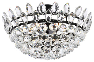 Eleana 20" Flush Mount, Black