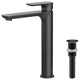Tender-T Single Handle Bathroom Vessel Sink Faucet, Matte Black