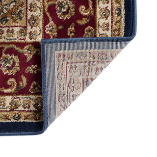 Sariya Transitional Oriental Navy Rectangle Area Rug, 9' x 12'