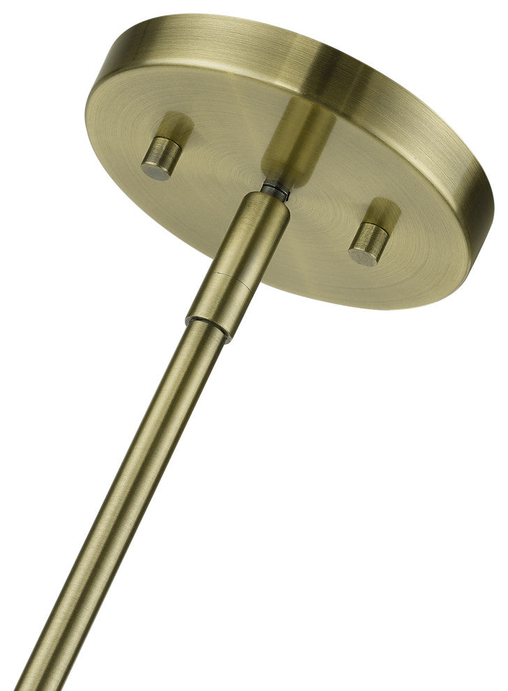 Livex Lighting Monaco 8-Light Antique Brass Chandelier