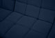 Relax Velvet Upholstered 8-Piece U-Shaped Modular Sectional, Navy
