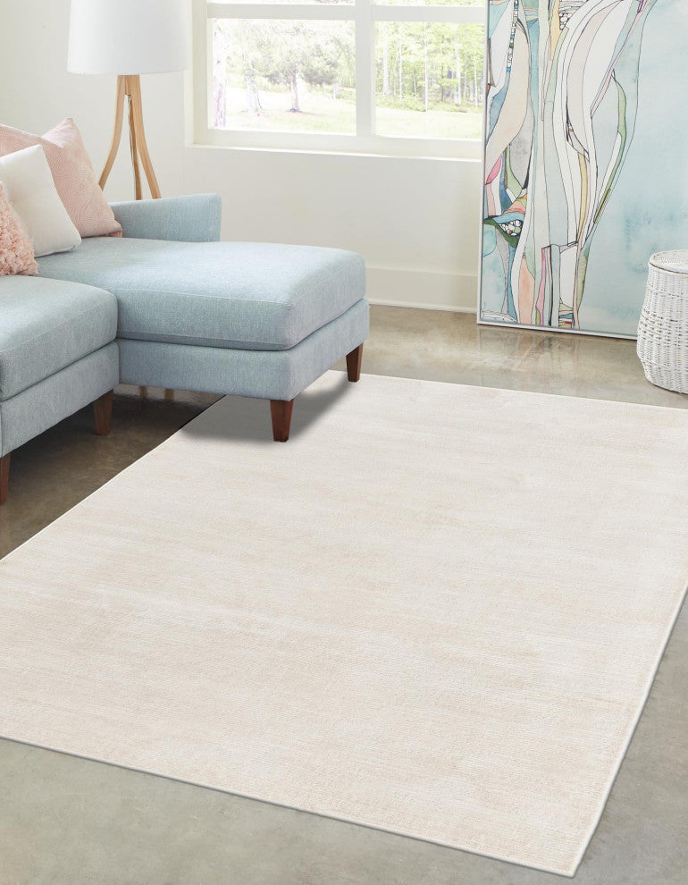 Unique Loom Kate Finsbury Rug, Ivory, 6'x9'