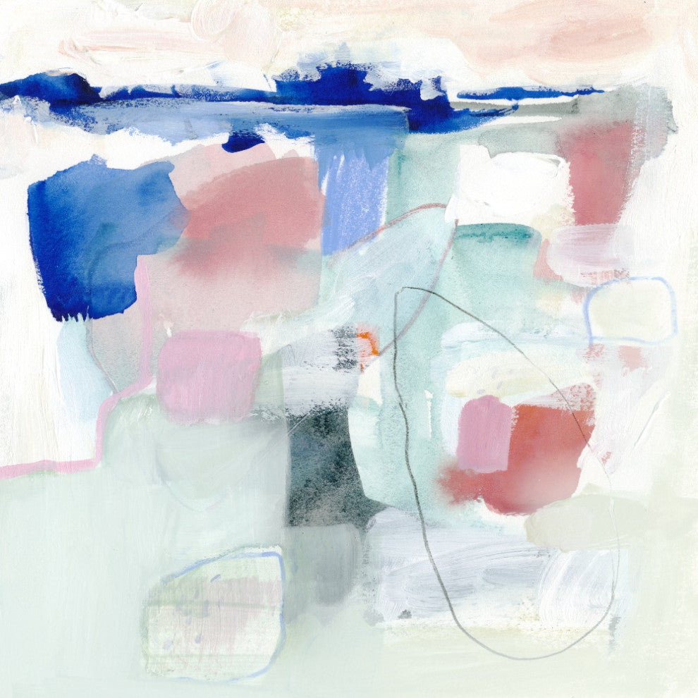 "Procida II" Fine Art Giant Canvas Print, 72"x72"