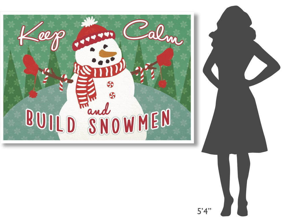 "Retro Christmas II Bright" Digital Paper Print by Janelle Penner, 62"x42"