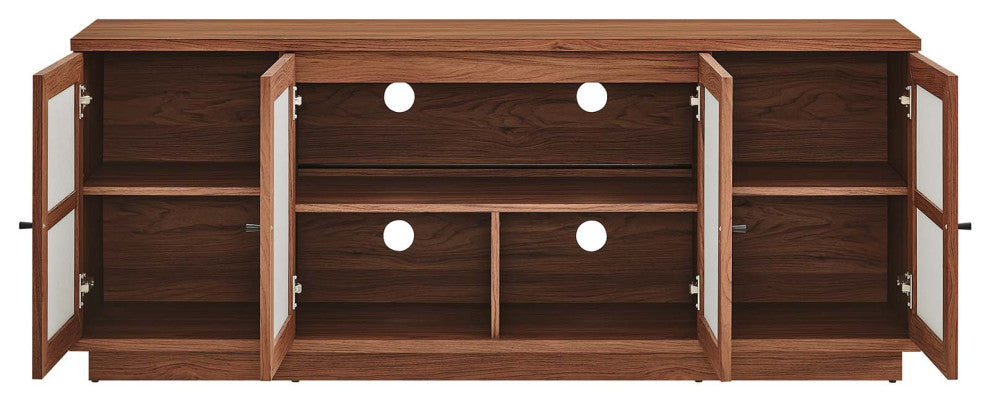 Capri 63" Wood Grain TV Console