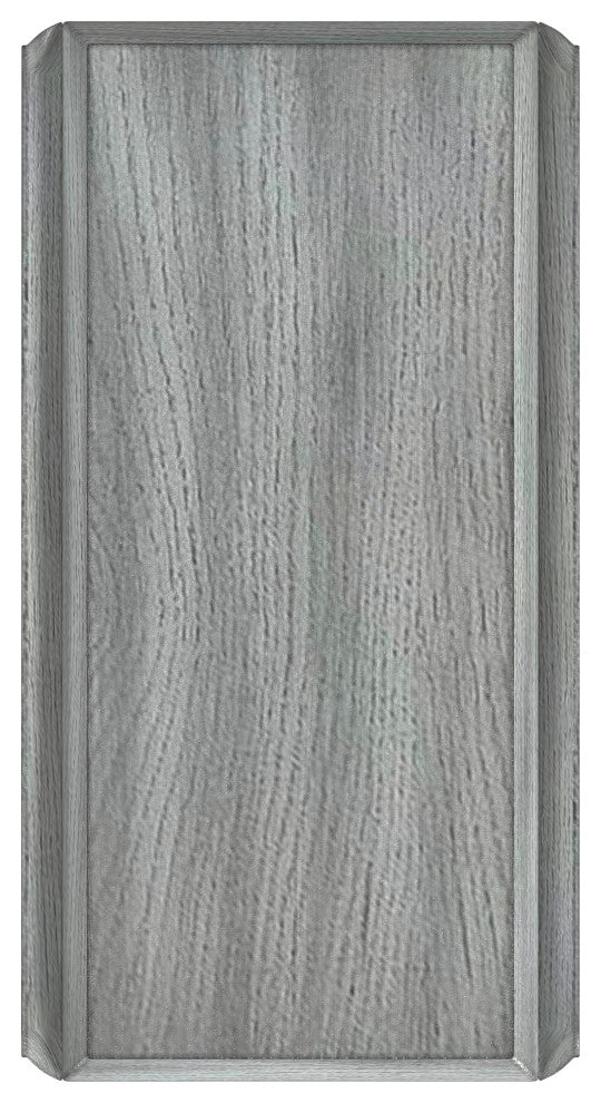 Darrow Drop-Leaf Wood Side Table, Gray