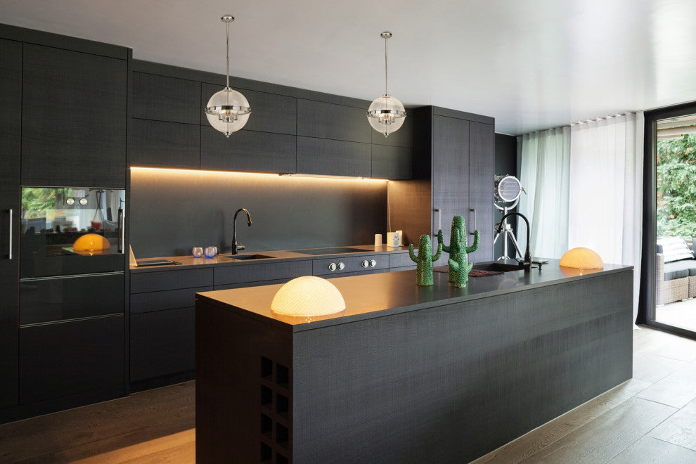Cecilia, 6-Light Pendant, Chrome Finish, Clear Glass