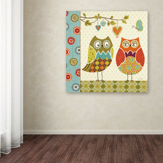 'Owl Wonderful I' Canvas Art by Lisa Audit