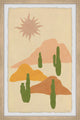 "Walk Through the Sand" Framed Painting Print, 12x18
