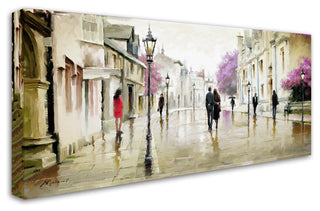 The Macneil Studio 'Street Walk 2' Canvas Art, 47"x20"