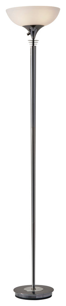 Metropolis Floor Lamp, Black Nickel
