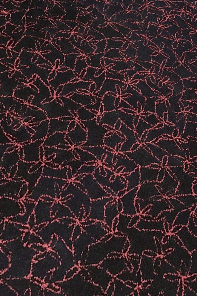 Hand Tufted Black Wool Area Rug