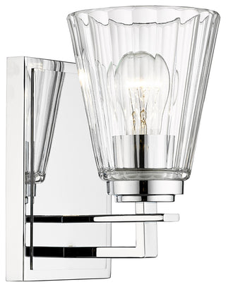 Z-LITE 1-Light Wall Sconce, Chrome