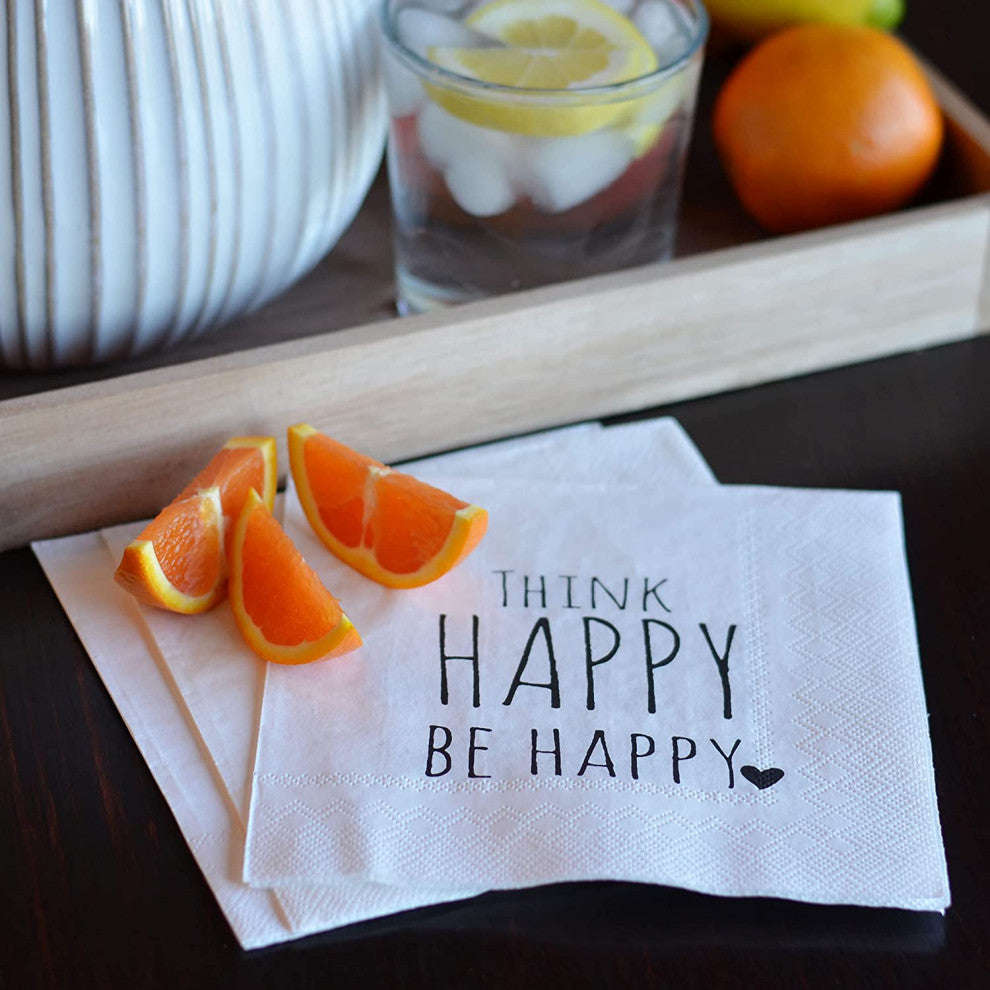 Happy  6.75 Inch Napkins (Set of 60)
