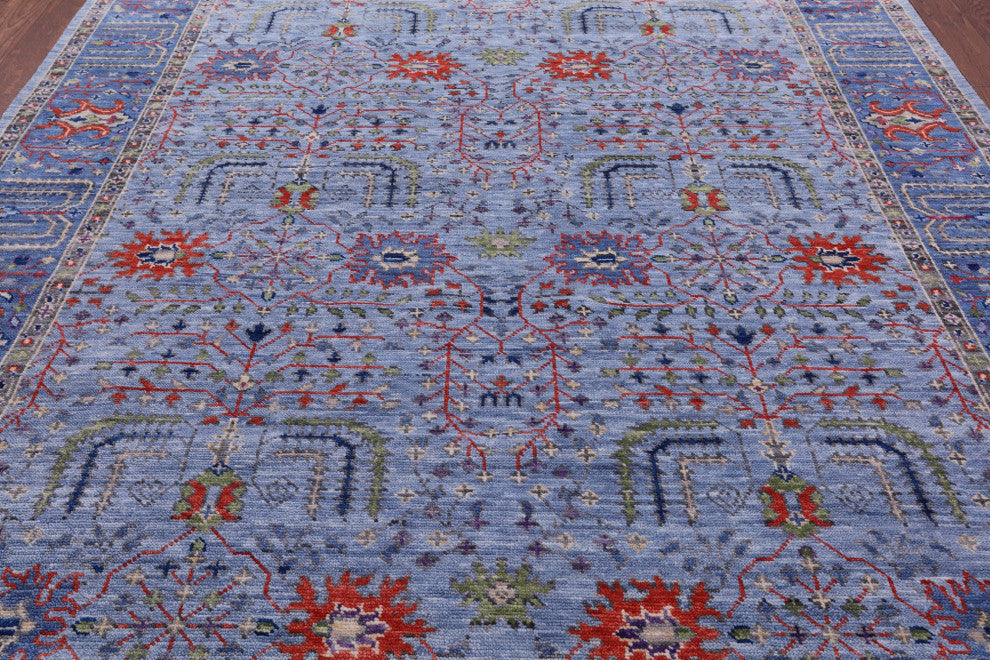 8' 5" X 10' 2" Persian Ziegler Hand Knotted Wool Rug - Q15400