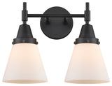 INNOVATIONS LIGHTING 447-2W-BK-G61-LED Caden 2 Light 17 inch Bath Vanity Light