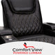 Seatcraft Muse Home Theater Seating, Black, Row of 4