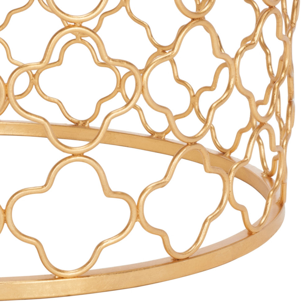 Safavieh Sandrarose Metal Dining Table, Gold